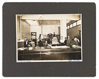 (AMERICAN INDIANS--PHOTOGRAPHY.) Cabinet card of Geronimo as a prisoner of war, holding a pistol in his lap.